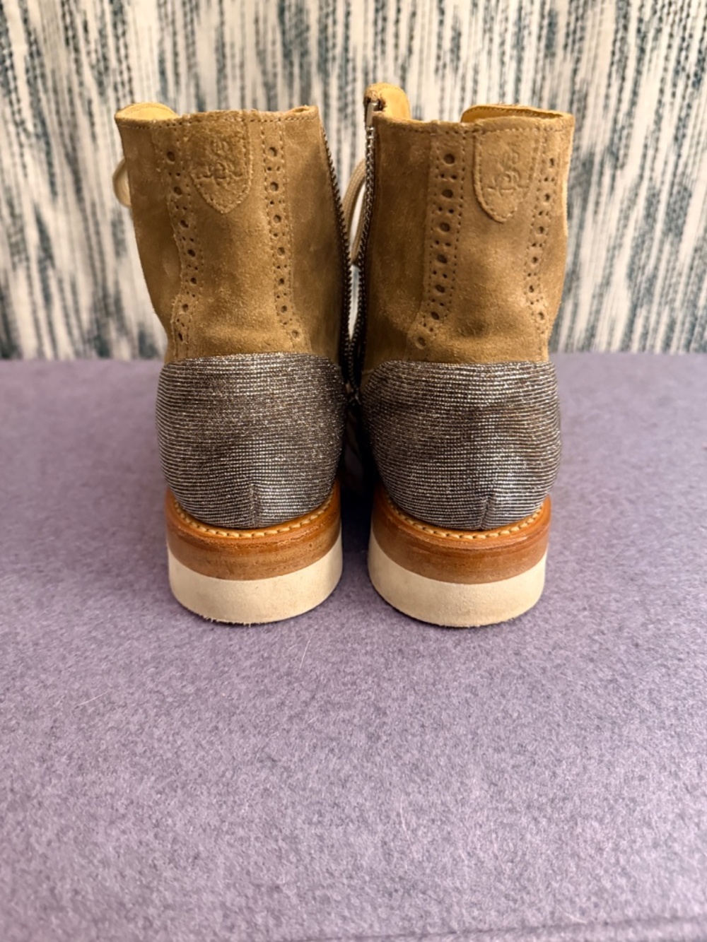 The Office Of Angela Scott Suede Boots - Picture 3 of 6